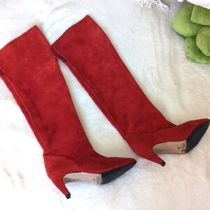 Vintage suede boots